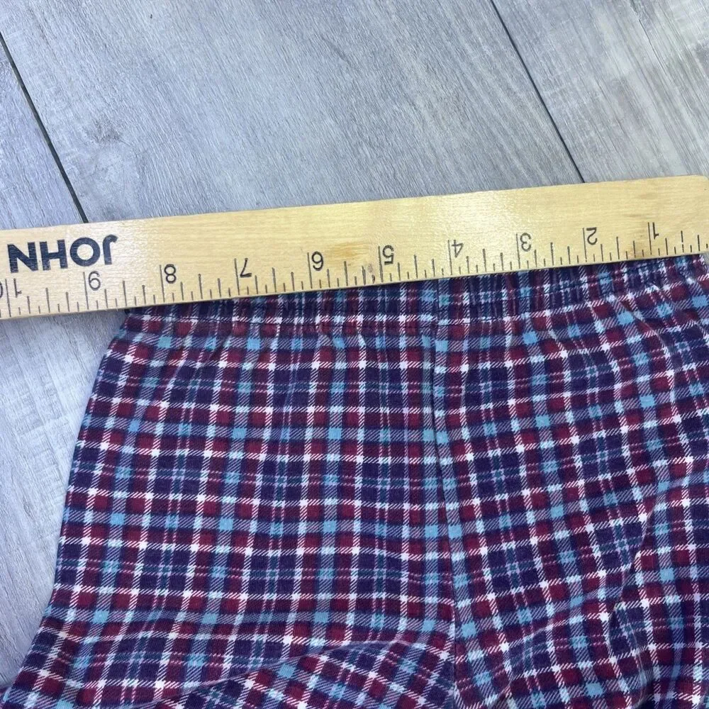 OshKosh BGosh Plaid Pants Size 3 T Toddler Made In USA Vintage Cotton Blend